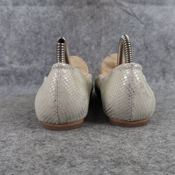 Corso Como Shoes Womens 7 Ballet Flats Fashion Leather Classic Callie Metallic - Picture 5 of 14